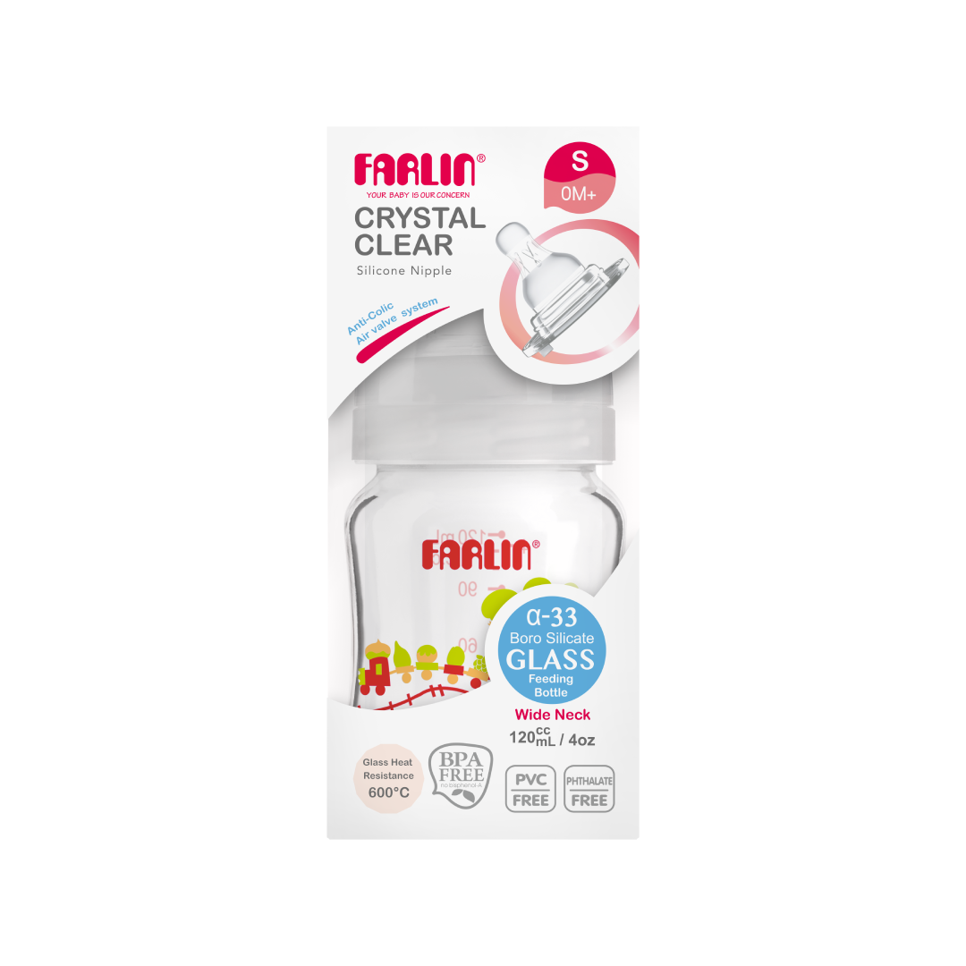 Wide Neck Glass Bottle 120 ml 2 Wide Neck Glass Bottle 120 ml - Image 2