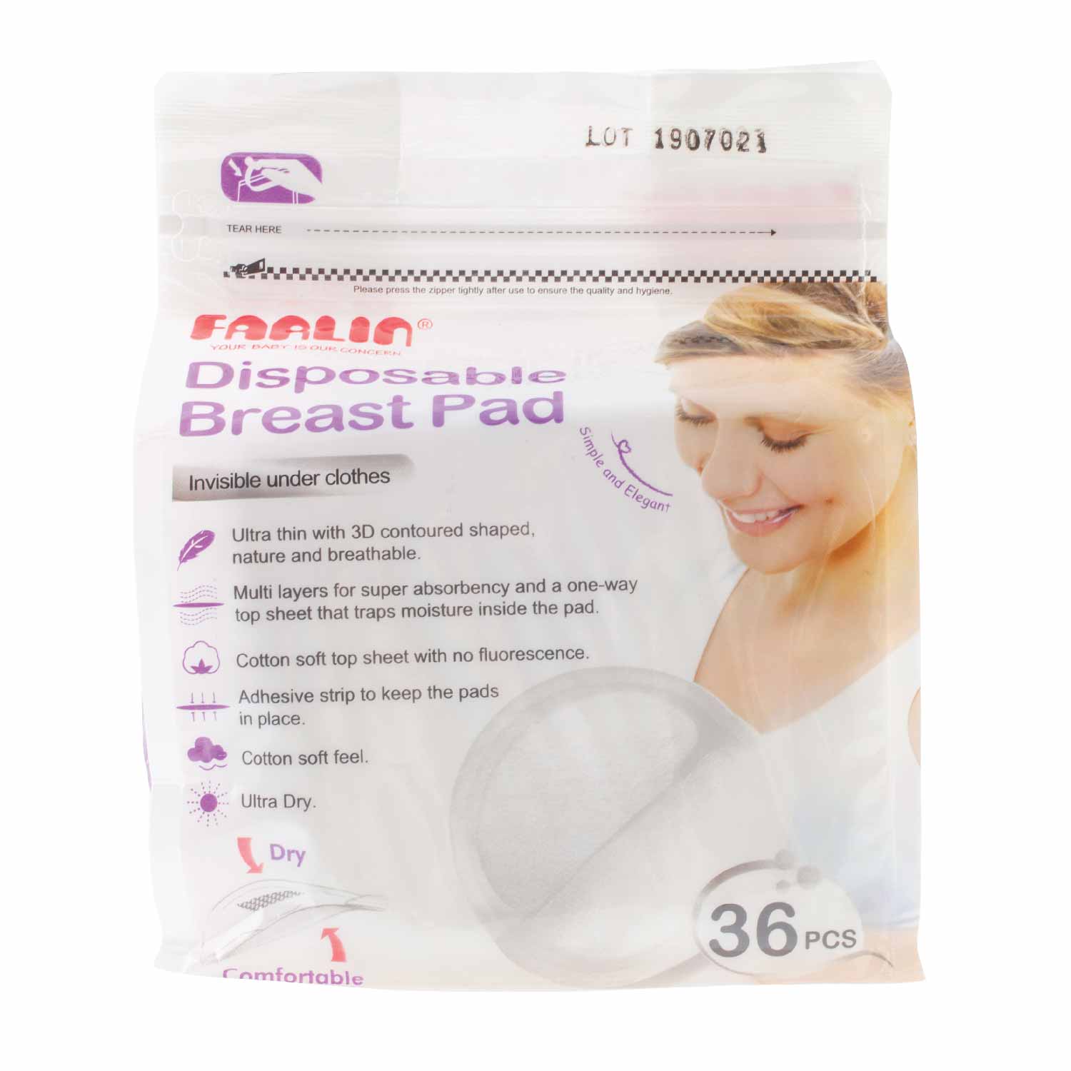 Disposable Breast Pads 36 Packs - Farlin