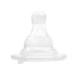 Anti-colic silicone nipple wide neck