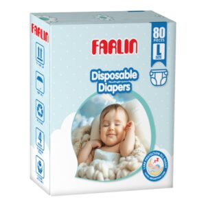 Farlin Baby Diaper 80 PCS LARGE