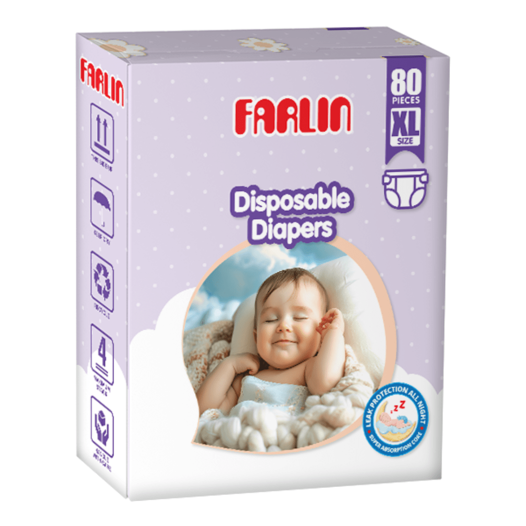 Farlin Baby Diaper 80 PCS XL 1 Farlin Baby Diaper 80 PCS XL